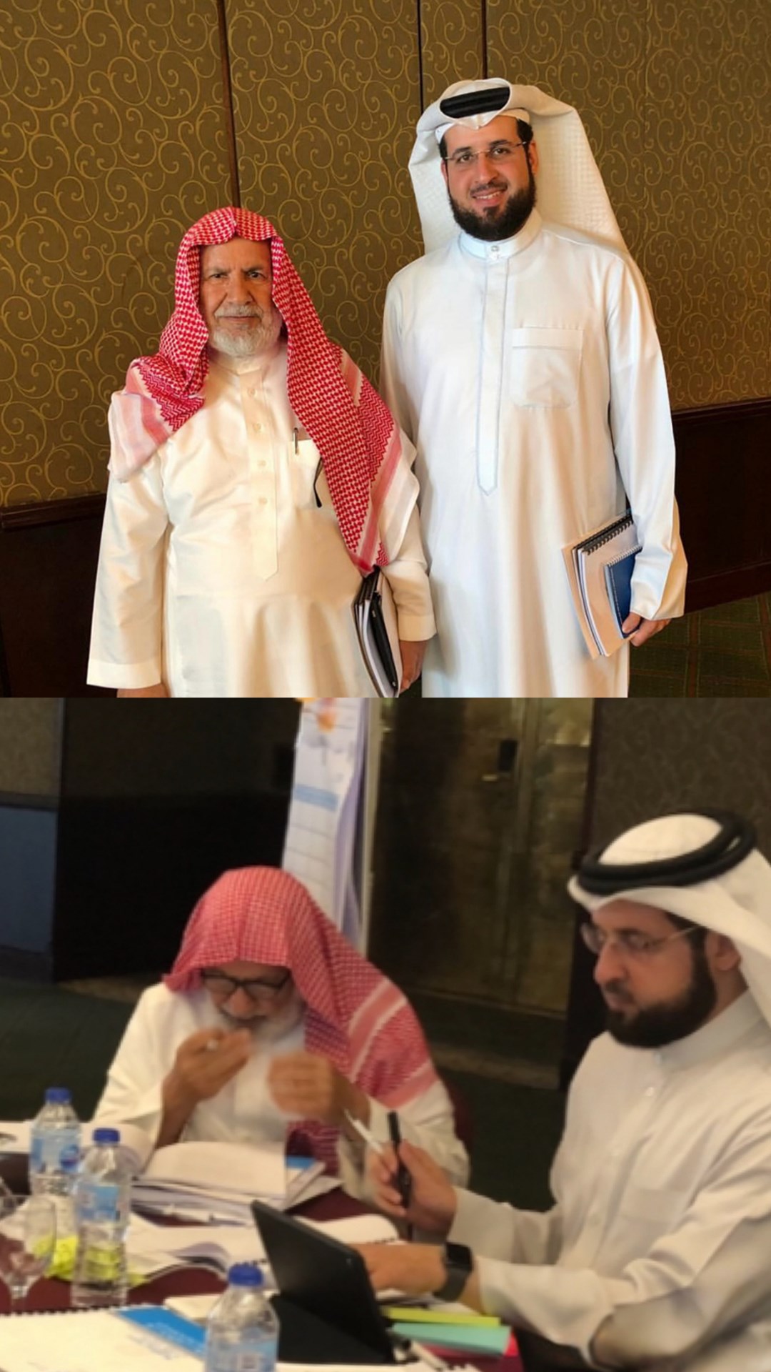 مع معالي الدكتور عبدالله العبيد وزير التعليم الأسبق بالسعودية